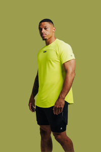 Total War Ai1 “Give Your All” Short Sleeve - Highlighter Yellow Bodcraft
