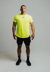 Total War Ai1 “Give Your All” Short Sleeve - Highlighter Yellow Bodcraft
