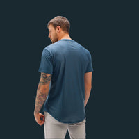 Total War Battle Short Sleeve - Slate Blue Bodcraft