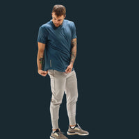Total War Battle Short Sleeve - Slate Blue Bodcraft