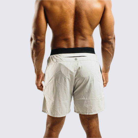 Total War Battle Shorts - Pebble Grey Bodcraft