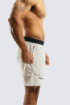 Total War Battle Shorts - Pebble Grey Bodcraft