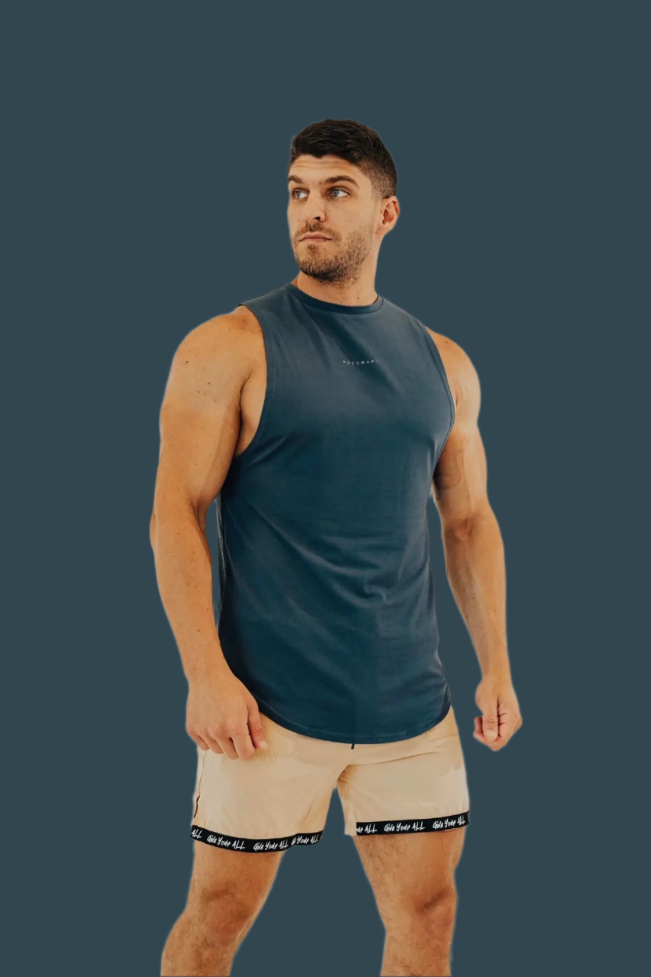 Total War Battle Sleeveless - Deep Blue BodCraft
