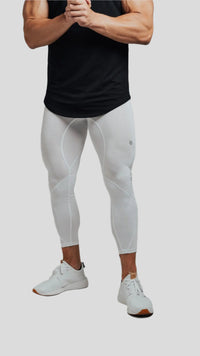 Total War Battle Vented Mesh Training Tight - Blizzard White Bodcraft