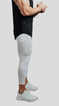 Total War Battle Vented Mesh Training Tight - Blizzard White Bodcraft