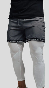 Total War Battle Vented Mesh Training Tight - Blizzard White Bodcraft