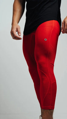  Total War Battle Vented Mesh Training Tight - Candy Apple Red Bodcraft