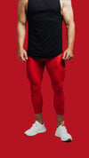 Total War Battle Vented Mesh Training Tight - Candy Apple Red Bodcraft