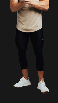 Total War Battle Vented Mesh Training Tight - Midnight Black Bodcraft