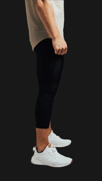 Total War Battle Vented Mesh Training Tight - Midnight Black Bodcraft