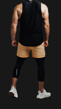 Total War Battle Vented Mesh Training Tight - Midnight Black Bodcraft