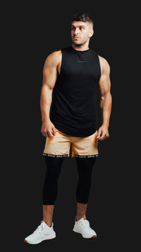 Total War Battle Vented Mesh Training Tight - Midnight Black Bodcraft