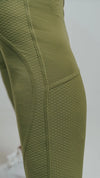 Total War Battle Vented Mesh Training Tight - Olive Green Bodcraft