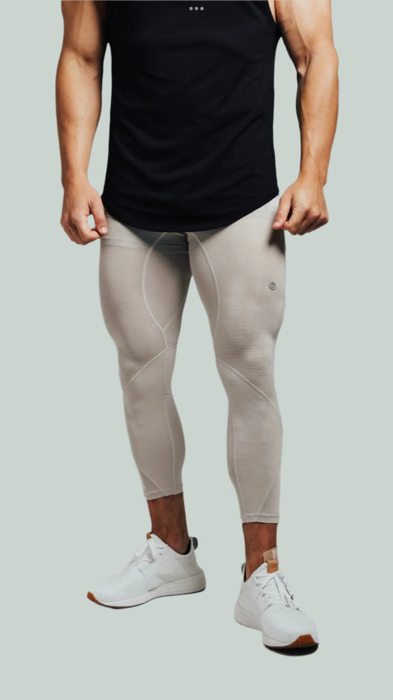 Total War Battle Vented Mesh Training Tight - Pebble Grey Bodcraft