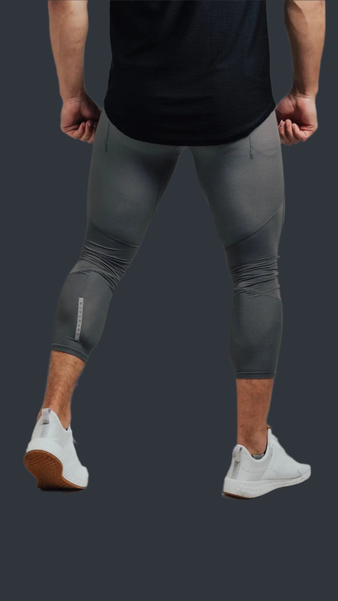Total War Battle Vented Mesh Training Tight - Storm Grey Bodcraft
