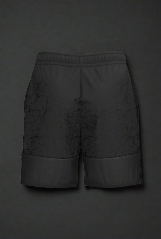 Total War Endgame Graphic Print SweatShort - Midnight Black Bodcraft