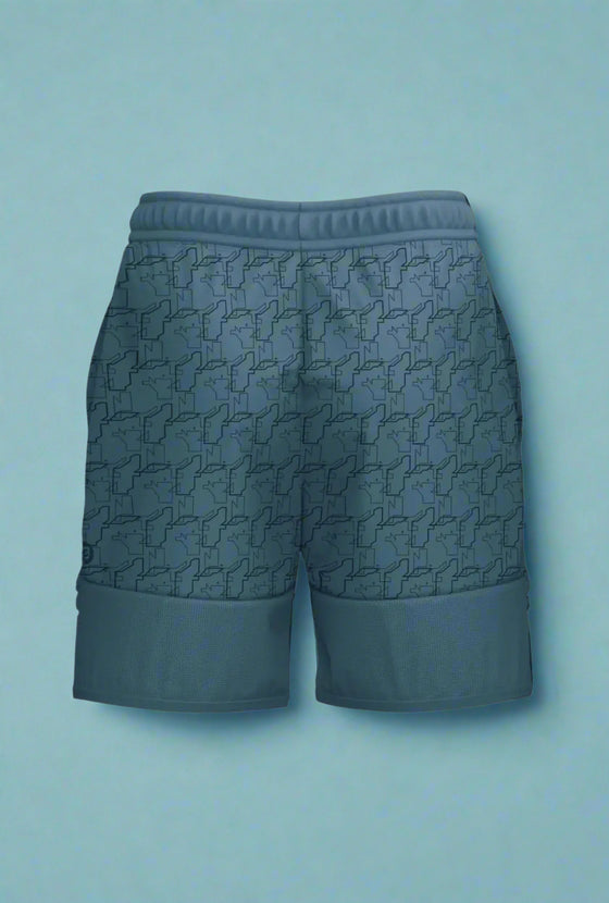 Total War Endgame Graphic Print SweatShort - Yale Blue Bodcraft