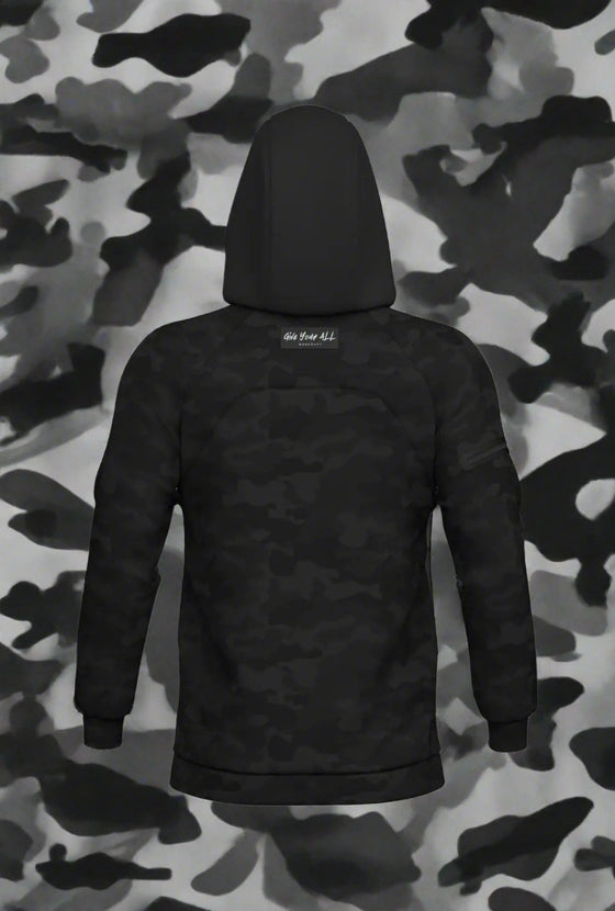 Total War Endgame Performance Hoodie - Black Camo Bodcraft