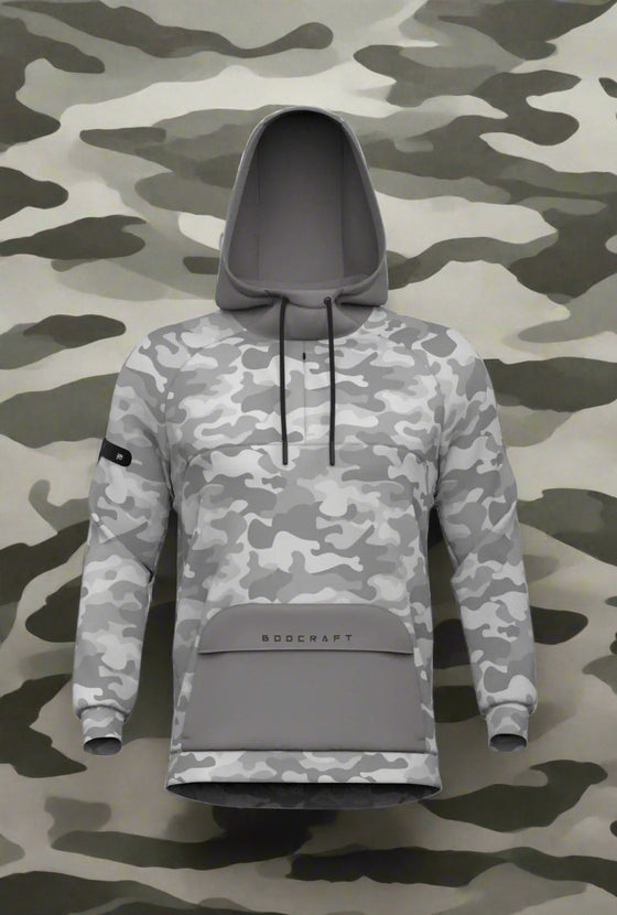 Total War Endgame Performance Hoodie - Snow Camo Bodcraft