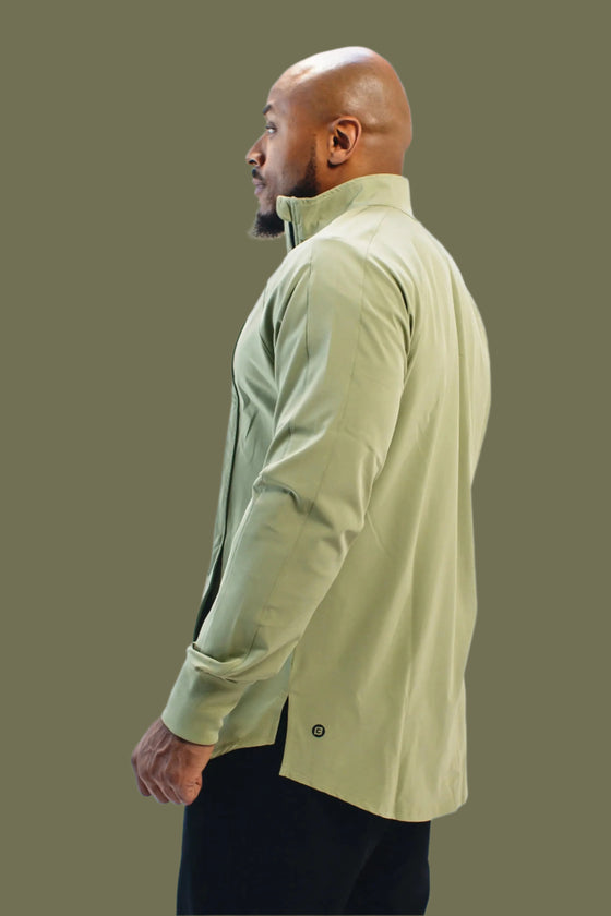 Total War Lux Full-Zip Jacket - Light Olive Bodcraft