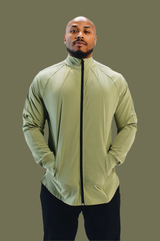 Total War Lux Full-Zip Jacket - Light Olive Bodcraft