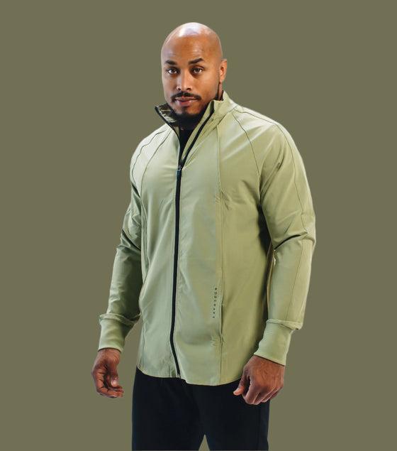 Total War Lux Full-Zip Jacket - Light Olive Bodcraft