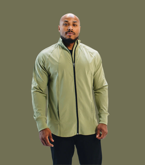 Total War Lux Full-Zip Jacket - Light Olive Bodcraft