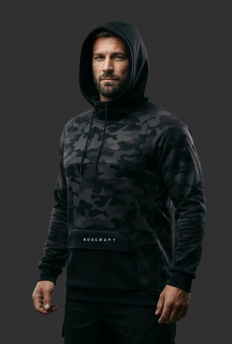 Total War Endgame Performance Hoodie - Black Camo