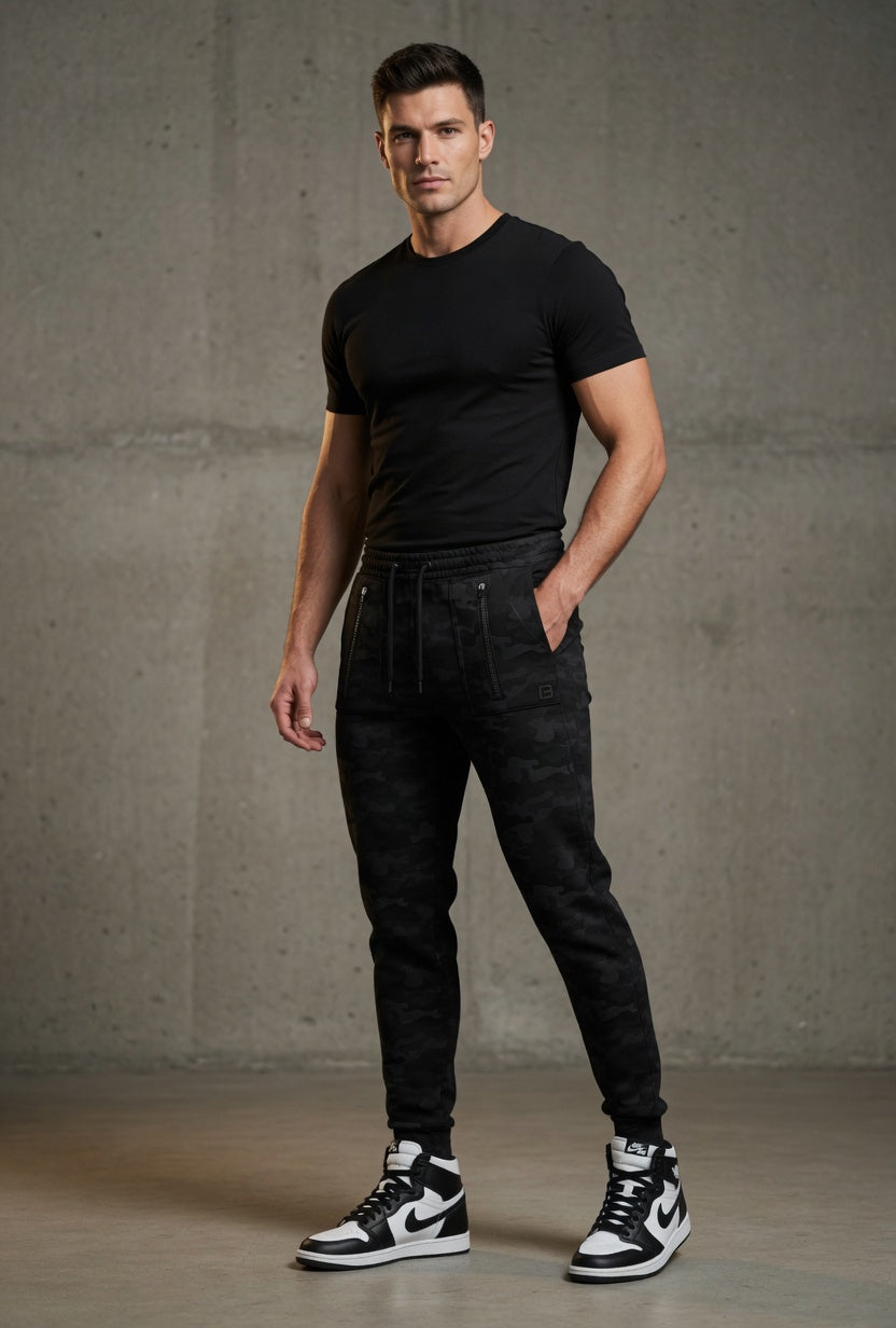 Total War Endgame Lounge Jogger - Black Camo
