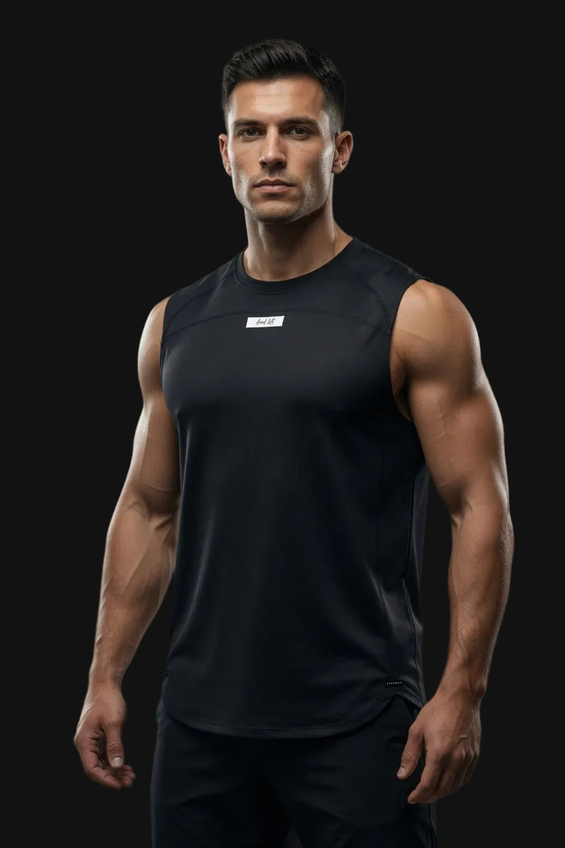 Special Edition Luke Rhodes Total War Ai1 “Best Yet” Sleeveless - Midnight Black