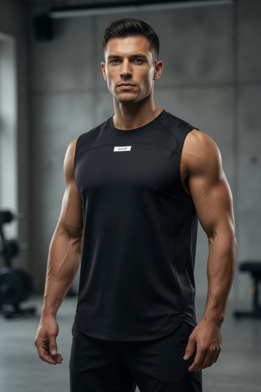 Special Edition Luke Rhodes Total War Ai1 “Best Yet” Sleeveless - Midnight Black