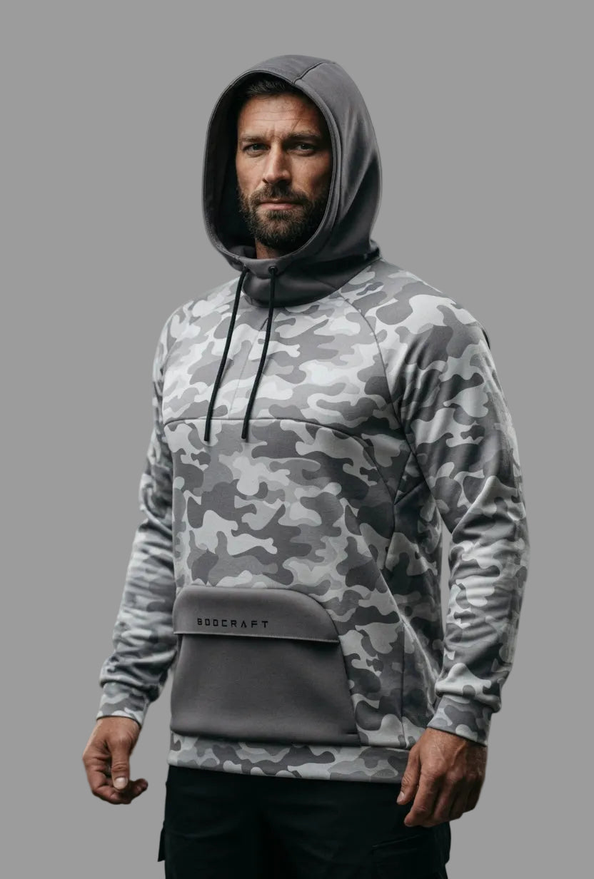 Total War Endgame Performance Hoodie - Snow Camo