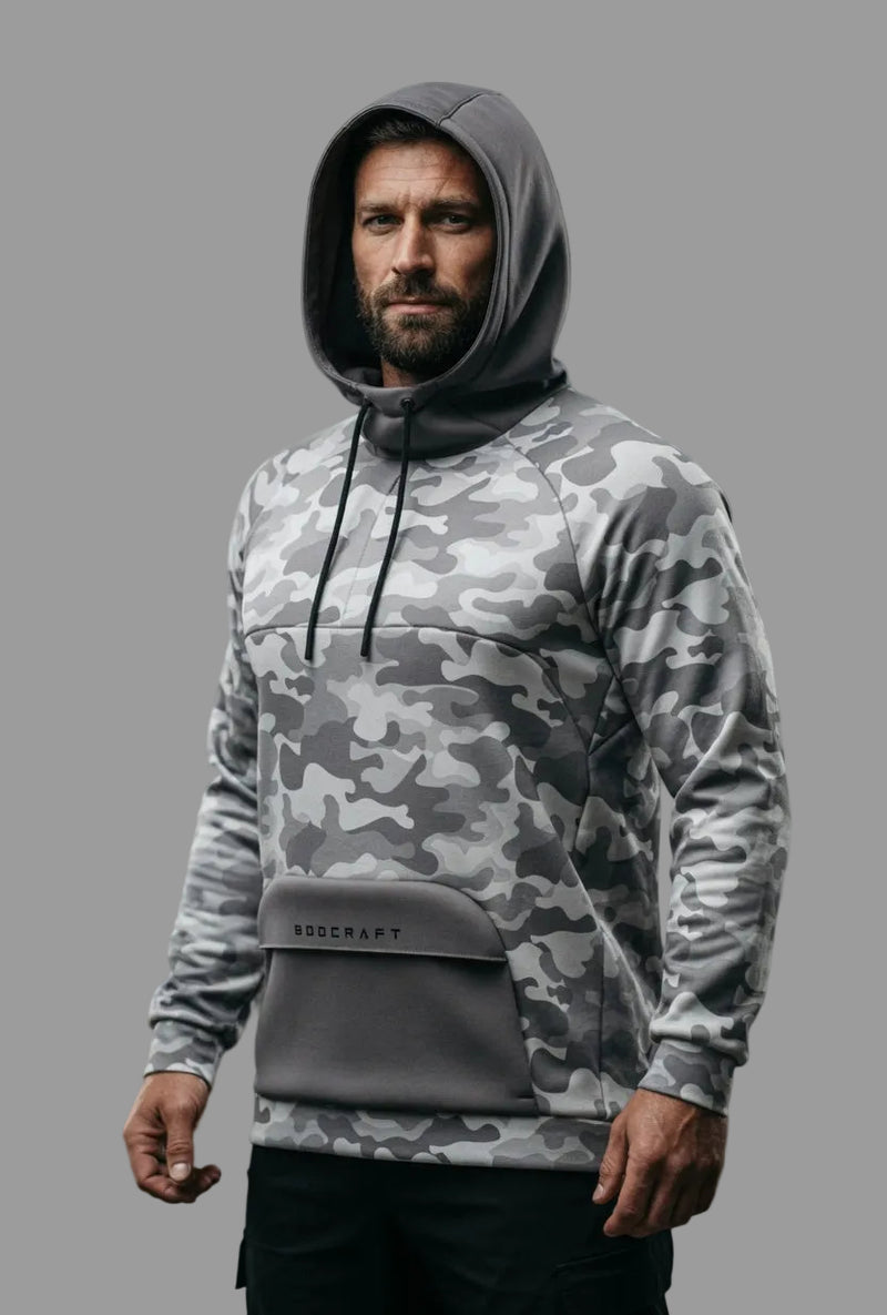 Total War Endgame Performance Hoodie - Snow Camo
