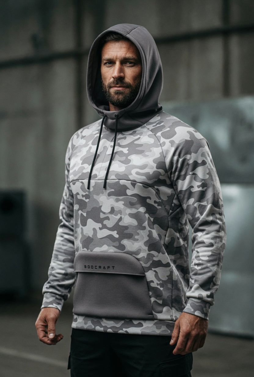 Total War Endgame Performance Hoodie - Snow Camo