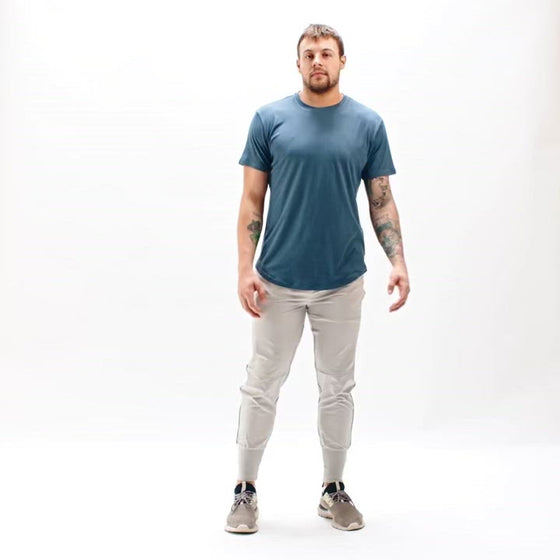 Total War Battle Short Sleeve - Slate Blue